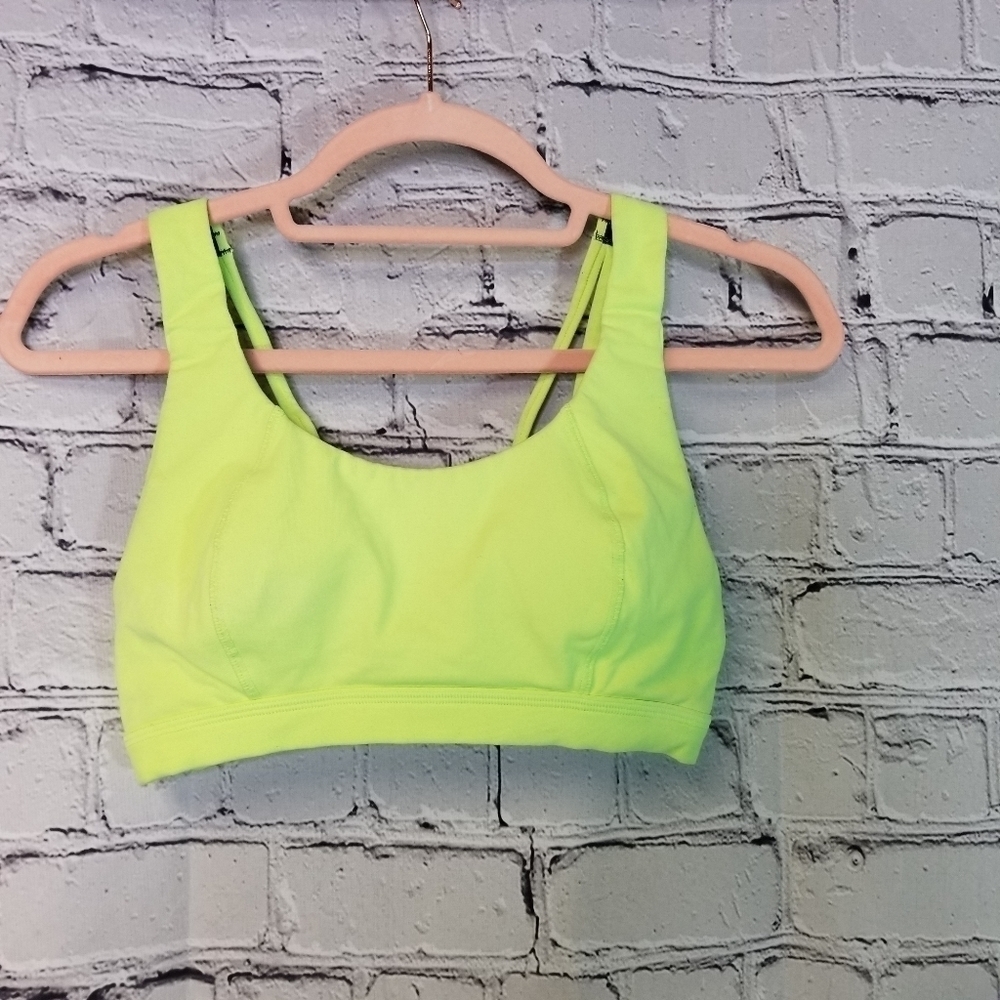 Sweaty Betty Infinity bra neon yellow xs